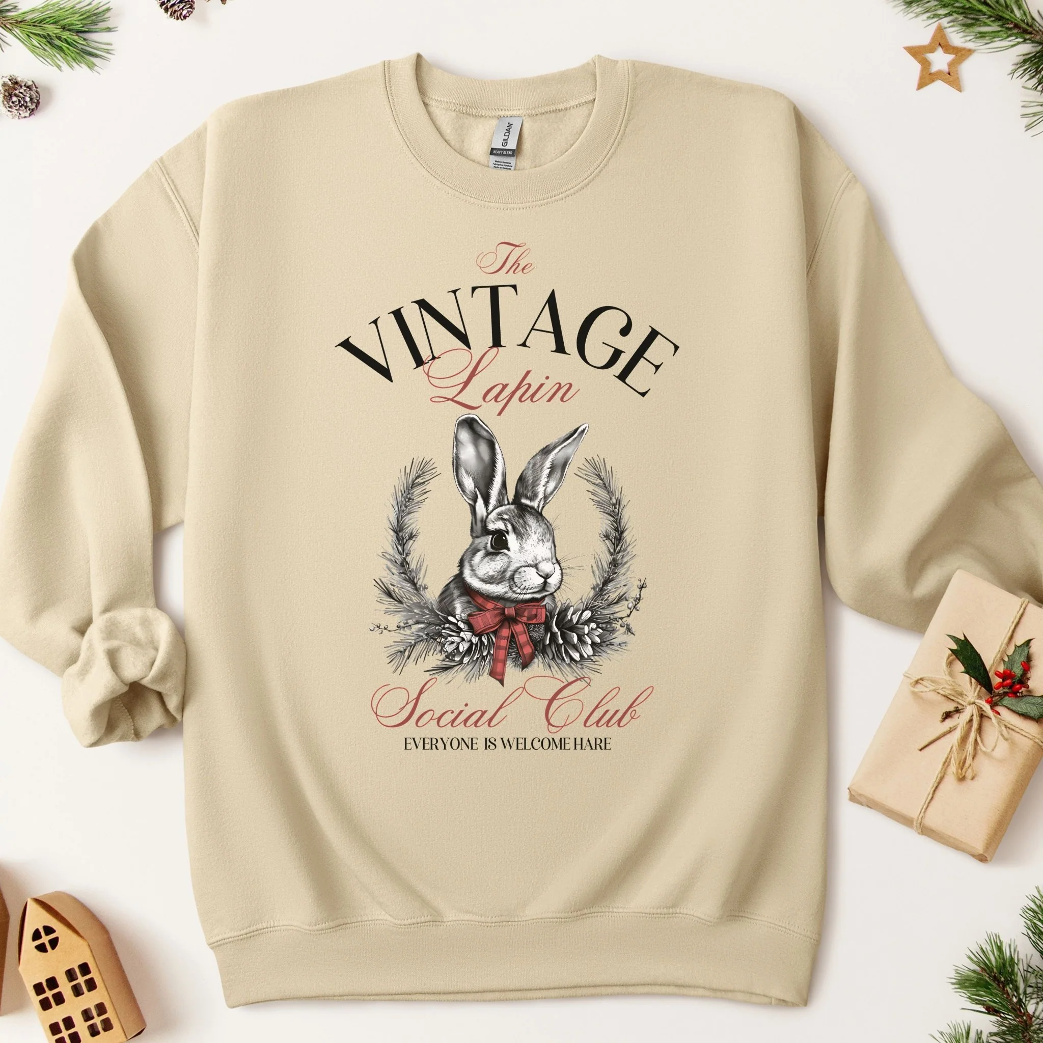 The Vintage Lapin Social Club Unisex Sweatshirt - Image 4