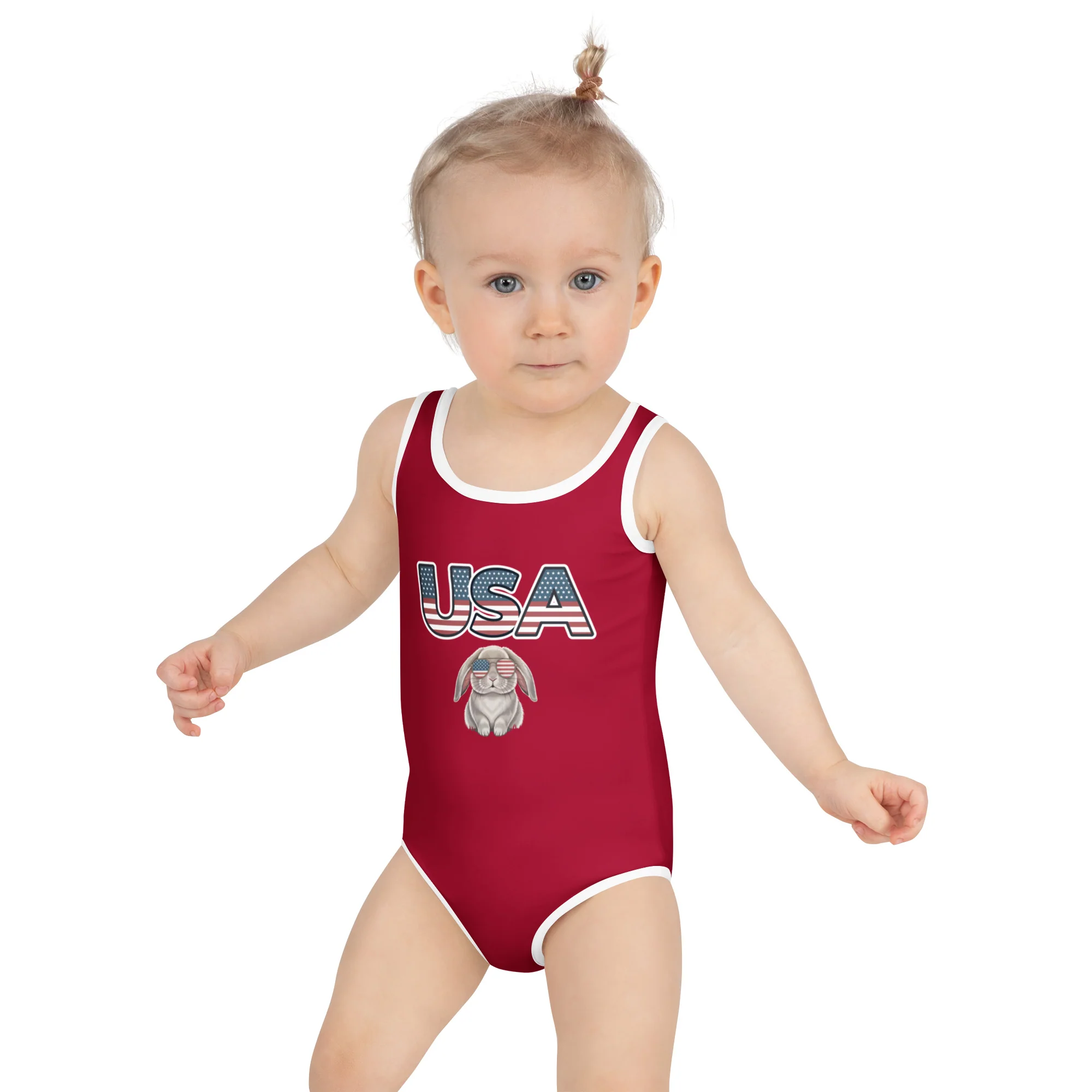 USA Bunny Kids Swimsuit - Image 4