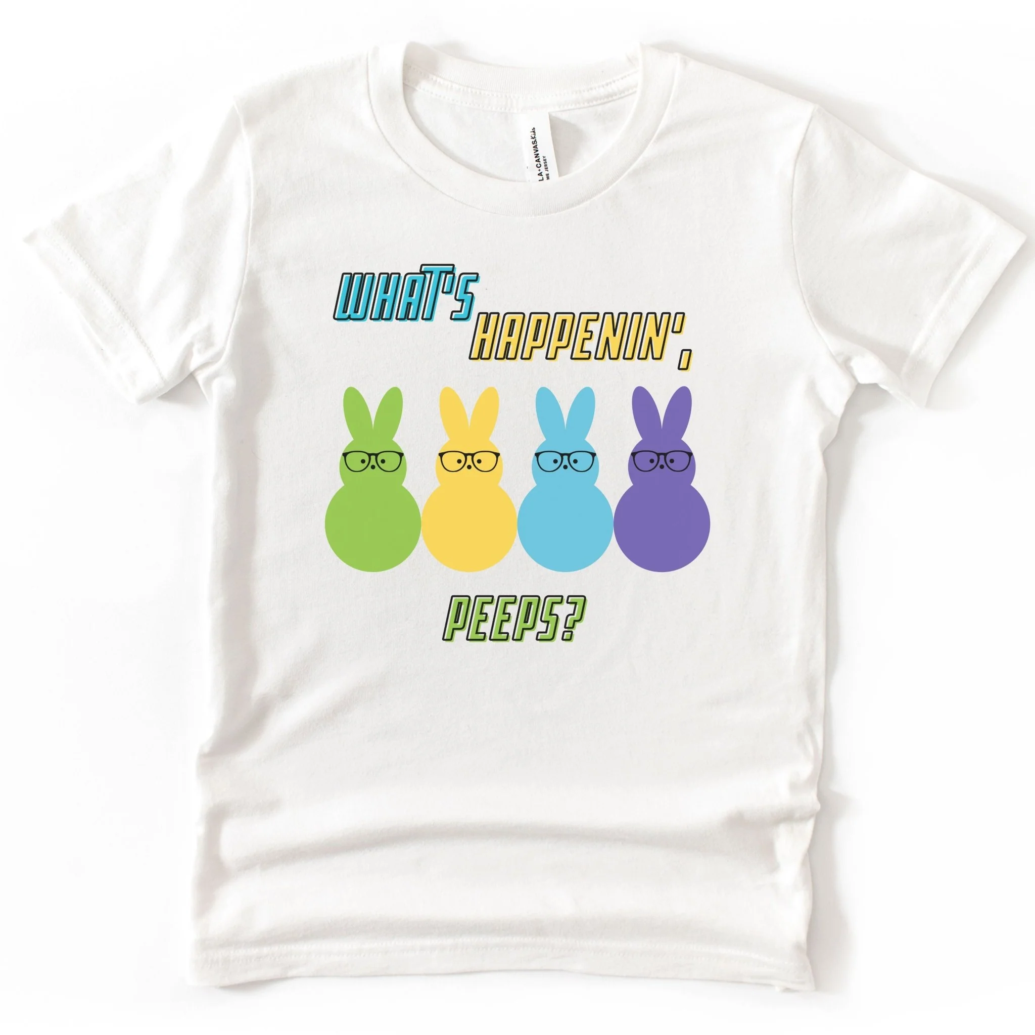 What's Happenin' Peeps Youth Short Sleeve T-Shirt - Image 4