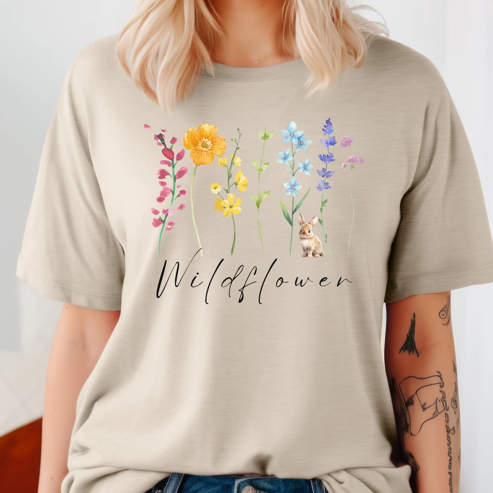 Wildflower Unisex T-Shirt - Image 2
