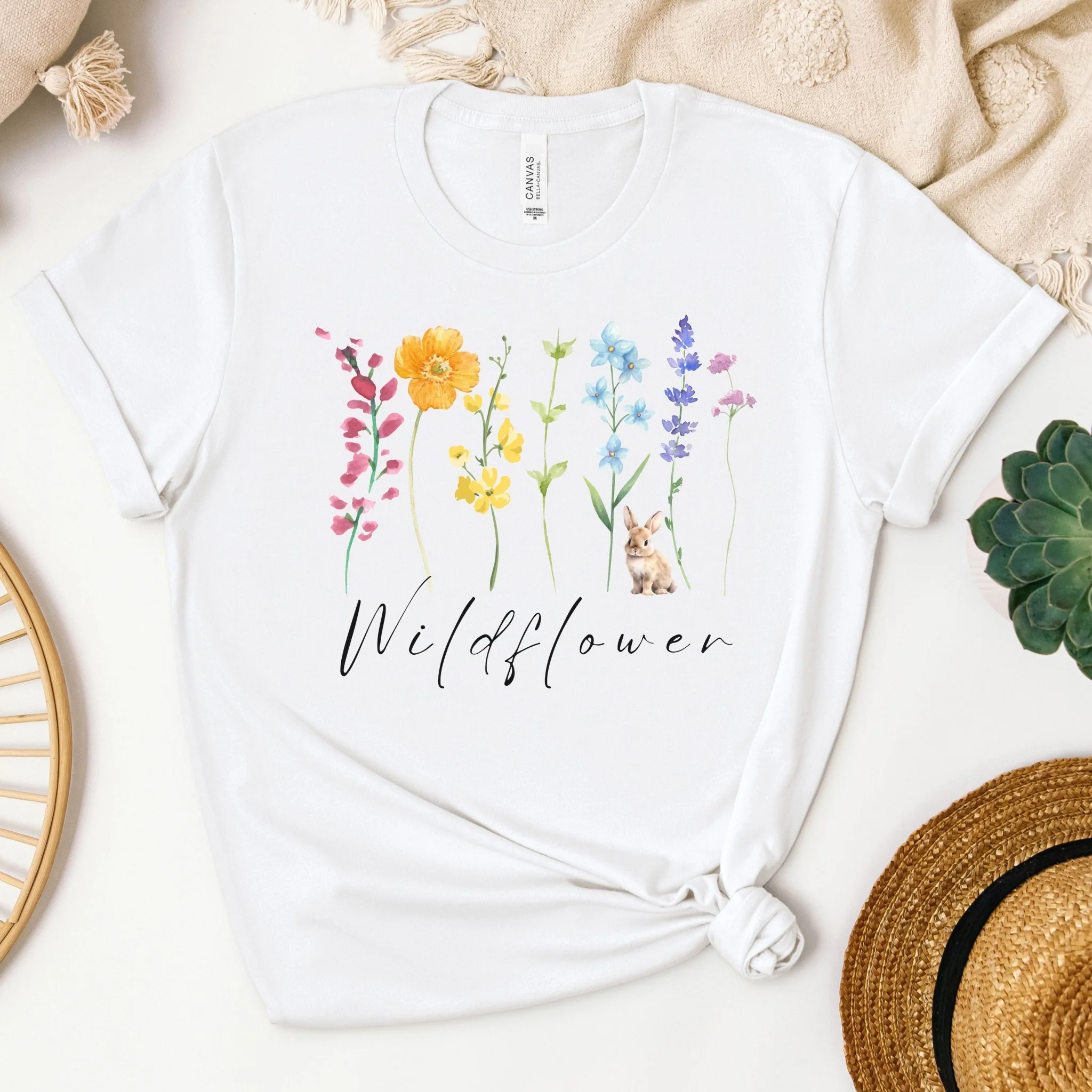 Wildflower Unisex T-Shirt - Image 3
